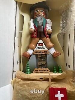 18 Steinbach Swiss Man German Nutcracker/Music Box in original box