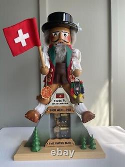 18 Steinbach Swiss Man German Nutcracker/Music Box in original box