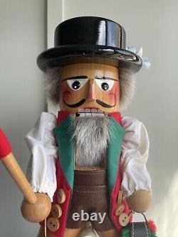 18 Steinbach Swiss Man German Nutcracker/Music Box in original box