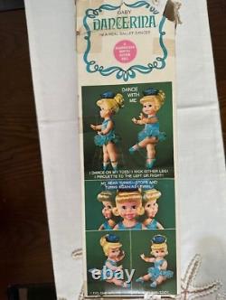 1969 MATTEL Baby Dancerina Ballerina doll box music Instructions RARE Vintage