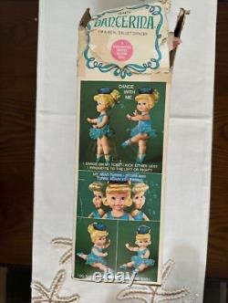 1969 MATTEL Baby Dancerina Ballerina doll box music Instructions RARE Vintage