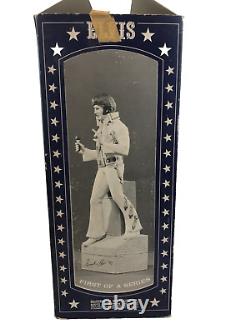 1977 Elvis Presley Decanter/Music Box Love Me Tender Works Orig Box-See Descri