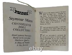 1986 Seymour Mann Connoisseur Doll Music Box Handcrafted Limited Automaton Rare