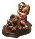 1989 Vintage Love Art Music Box Original Hand-made Lovers Sculpture-america-dee