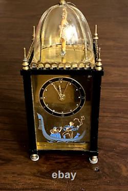 50+ Yr Old Swiss/german Dancing Ballerina Music Box Alarm Clock-free Shipping