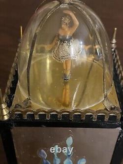 50+ Yr Old Swiss/german Dancing Ballerina Music Box Alarm Clock-free Shipping