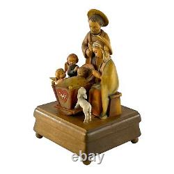 Anri Holy Night Nativity Family Nativity Music Box #514/1850 E. Mussner