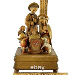 Anri Holy Night Nativity Family Nativity Music Box #514/1850 E. Mussner