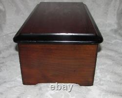 Antique Cylinder Music Box Circa 1890 Six Tunes