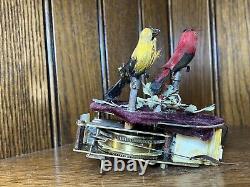 Antique Singing Birds Animated Motion Musical Box Automata Automaton Bird PARTS
