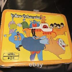 BEATLES Yellow Submarine 1968 Vintage Original Lunch Box Lunchbox