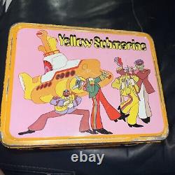 BEATLES Yellow Submarine 1968 Vintage Original Lunch Box Lunchbox