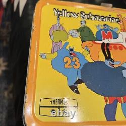 BEATLES Yellow Submarine 1968 Vintage Original Lunch Box Lunchbox