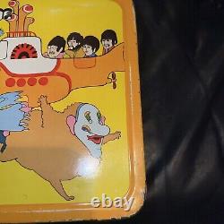 BEATLES Yellow Submarine 1968 Vintage Original Lunch Box Lunchbox