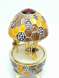 Bee music Carousel by Keren Kopal music box with crystal