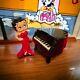 Betty Boop Playing Piano Music Box Vandor Made In Japan