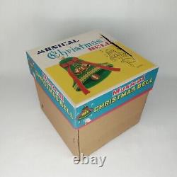 Christmas Musical Bell Jingle Bells With Original Box & Receipt 1950s Holiday