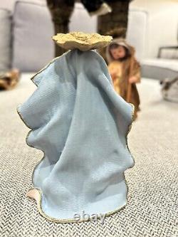 Complete In Boxes With COA Madame Alexander Musical nativity set vintage, Pristine