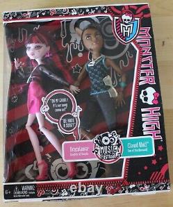 DAMAGED BOX/NEW DOLLS Monster High Music Festival Clawd Wolf Draculaura 2013