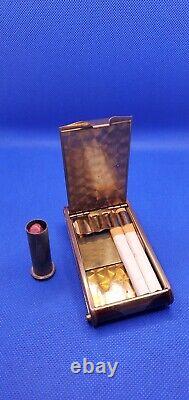 Deco BEFAG COMPACT MINAUDERIE Orig Box Music Powder Lipstick Cigarette Holder