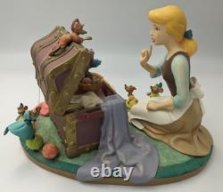 Disney 45th Anniversary Cinderella Musical Figurine With Original Box READ