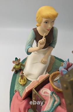 Disney 45th Anniversary Cinderella Musical Figurine With Original Box READ