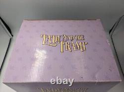 Disney Lady and The Tramp Commemorative Musical Figurine Original Box READ