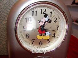 Disney Mickey Mouse Seiko Musical Alarm New Old Stock Original Box Instruction