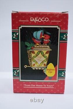 ENESCO LOT OF 45 Treasury of Christmas & Musical Box vintage rare XMAS Ornaments