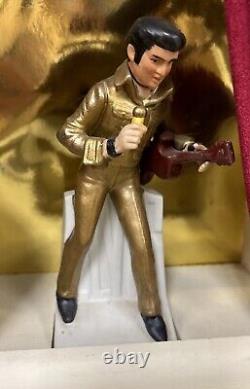 Elvis Presley McCormick Mini Empty Elvis On Stage Decanter Music Box EXCELLENT