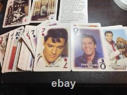 Elvis Presley Playing Card Decks Bicycle Used Inc Extra cards Orig box Lot of 3