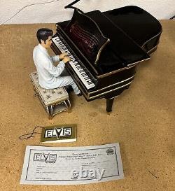 Elvis Presley Rock-n-roll Piano Cookie Jar RARE By Vandor NM 2001 Music Box