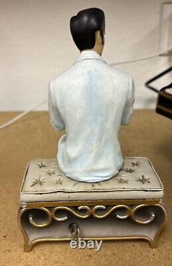 Elvis Presley Rock-n-roll Piano Cookie Jar RARE By Vandor NM 2001 Music Box