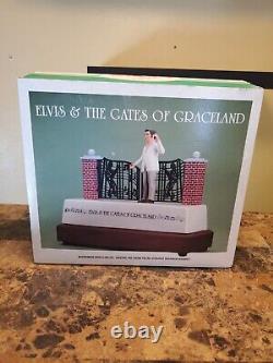 Elvis Presley & The Gates Of Graceland McCormick Decanter Music Box and Orig Box
