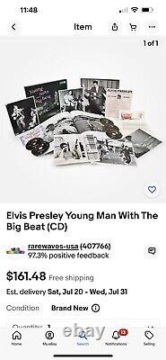 Elvis Presley Young Man With The Big Beat Box Set 5 CD ORIGINAL RELEASE Posters