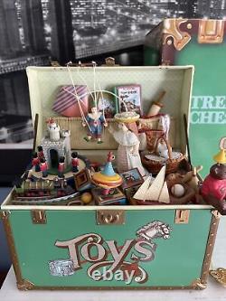 Enesco'Treasure Chest of Toys' Animated Music Box In box plays Toy Symphony