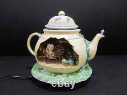 Enesco teapot bungalow musical mise