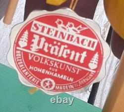 Excellent Working Vintage Steinbach Wooden Music box (West Germany) Original Tag