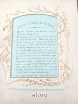 Extremely RARE 1800' Swiss Poetry, Photo, Music Box