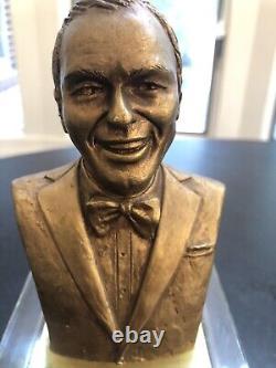 FRANK SINATRA 1979 Caesar's Palace 40TH ANNIVERSARY GOLD STATUE MUSIC BOX