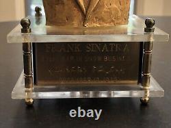 FRANK SINATRA 1979 Caesar's Palace 40TH ANNIVERSARY GOLD STATUE MUSIC BOX