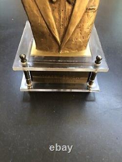 FRANK SINATRA 1979 Caesar's Palace 40TH ANNIVERSARY GOLD STATUE MUSIC BOX