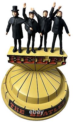 Franklin Mint The Beatles HELP Glass Dome Music Box Vintage 1996