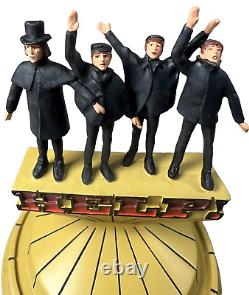 Franklin Mint The Beatles HELP Glass Dome Music Box Vintage 1996