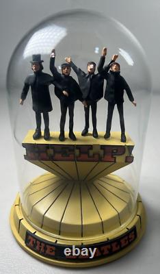 Franklin Mint The Beatles HELP Glass Dome Music Box Vintage 1996