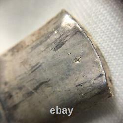 French China Antique Sterling Silver Etui Needle Case Box Chatelaine Music Boy