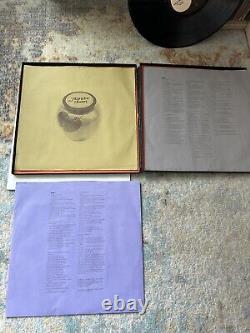 GEORGE HARRISON Original 1970 All Things Must Pass 3LP WithPOSTER Complete Apple