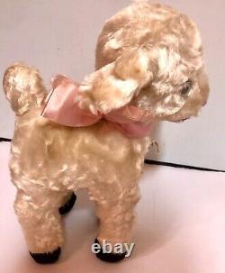 GUND Swedlin Lamb with Original Working Music Box and Ribbon ca. 1940 1950