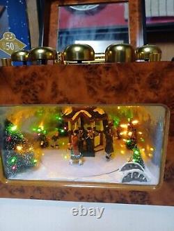 Gold Label Collection Grand Animated Concertina Music Box in Box