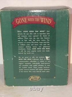 Gone with the Wind Music Box Scarlett Green Parisian Bonnett San Francisco Co